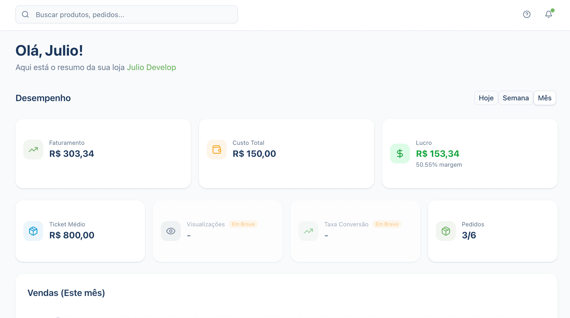 Preview do Sistema NextLocal - Dashboard e Catálogo Digital